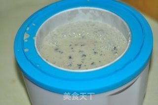 蓝樱桃朗姆酒冰淇淋的做法步骤:9