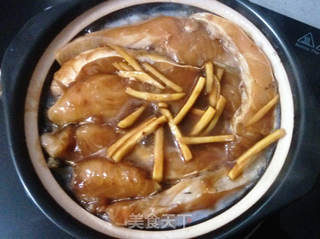 鱼腩煲仔饭的做法步骤:10