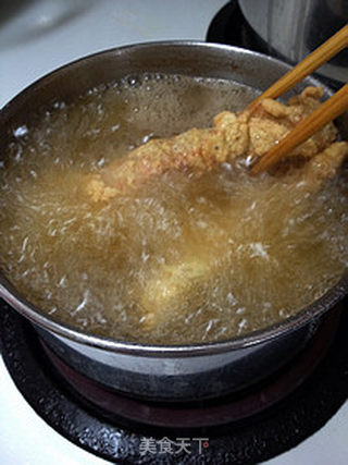 椒盐排条的做法步骤:5