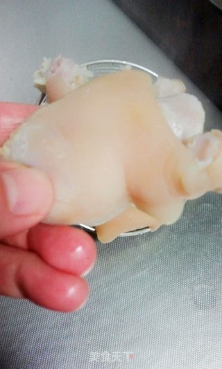 黄豆炖猪蹄的做法步骤:4