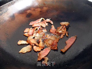 春笋炒腊肉的做法步骤:6