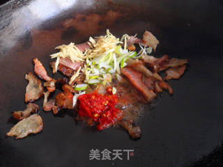 春笋炒腊肉的做法步骤:7
