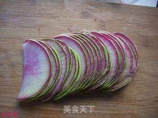 凉拌心里美萝卜的做法步骤:2