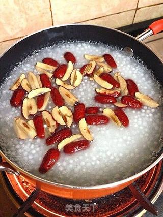 西米桂花粥的做法步骤:6