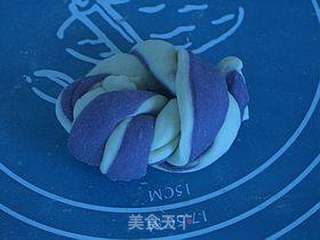 紫薯花卷的做法步骤:9
