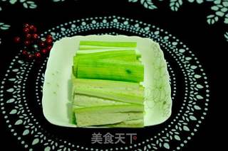白油丝瓜的做法步骤:4