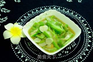 白油丝瓜的做法步骤:9