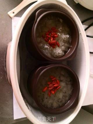 银耳雪梨羹，顺道显摆下新入手的九阳电炖锅的做法步骤：10