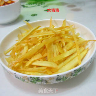 炸红薯丝的做法步骤：7