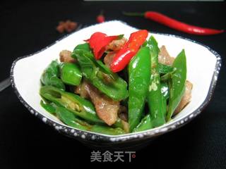 尖椒炒肉的做法步骤：6