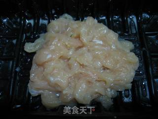 莼菜鸡丝汤的做法步骤:2