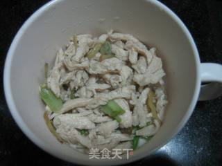 莼菜鸡丝汤的做法步骤:6