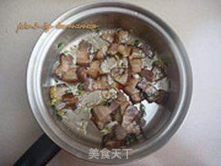 腊肉抱子芥的做法步骤:4
