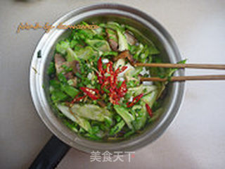 腊肉抱子芥的做法步骤:7