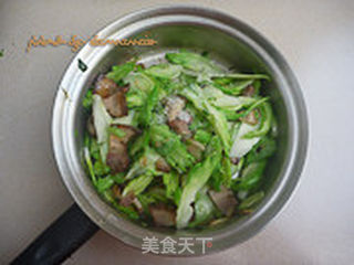 腊肉抱子芥的做法步骤:6