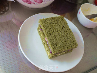 多彩火龙果三明治的做法步骤:9