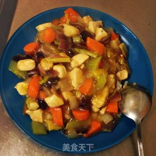 爱的福建炒饭的做法步骤:5