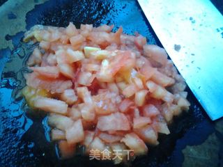 西红柿炒饭的做法步骤：3