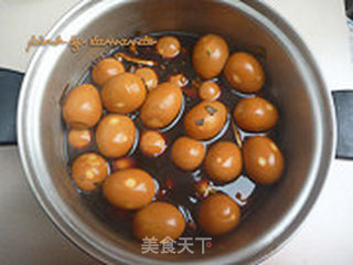 可乐斑点卤蛋的做法步骤:5