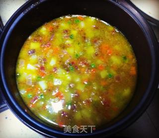 豌豆焖饭的做法步骤：9
