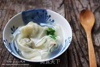 清香鲜美---荠菜馄饨的做法步骤:5