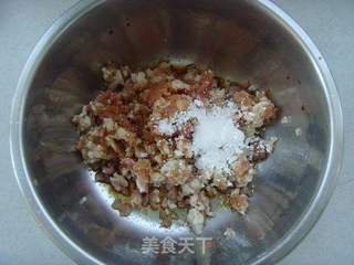 外酥里嫩---金蒜茄盒的做法步骤:3