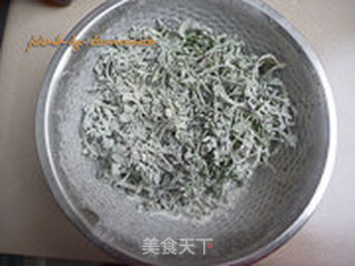 艾蒿蒸菜的做法步骤:5