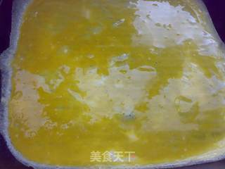 培根韭菜炒蛋的做法步骤：2