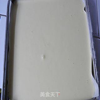 【黄桃戚风卷】----------阳光三月,郊外踏春时携带的甜品的做法步骤:8