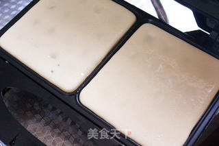 冰淇淋华夫饼的做法步骤:10