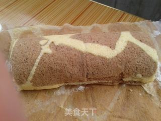 童话世界里的——长颈鹿蛋糕卷的做法步骤:8