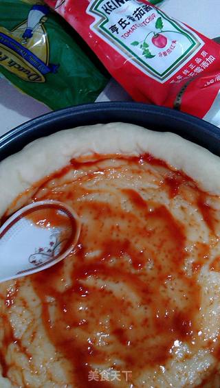 鲜蔬火腿披萨的做法步骤:9