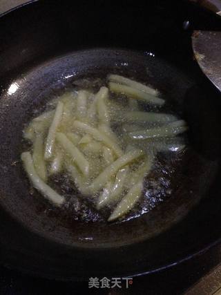 炸薯条的做法步骤:5