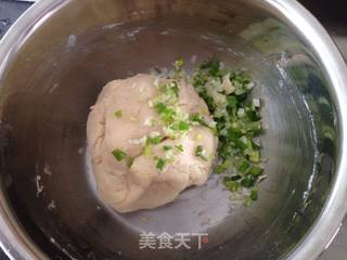 香葱苏打饼干(我记忆中的蔬菜饼干)的做法步骤:2