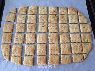 香葱苏打饼干(我记忆中的蔬菜饼干)的做法步骤:8