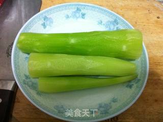 爽口脆莴苣的做法步骤：1