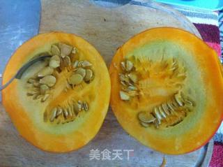 小米南瓜捞海参的做法步骤：2