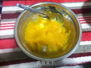 小米南瓜捞海参的做法步骤:4