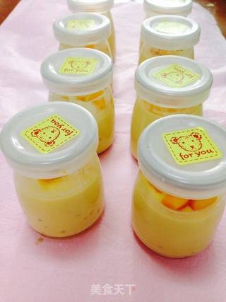 芒果布丁的做法步骤:13