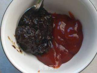 酱香艾草荠菜煎饼的做法步骤:7