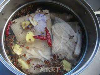 春笋梅干菜扣肉的做法步骤:4