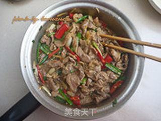 小炒猪颈肉的做法步骤:12