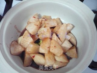 鱼腩萝卜煲的做法步骤:8