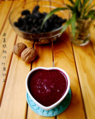 桑葚核桃汁的做法步骤:3