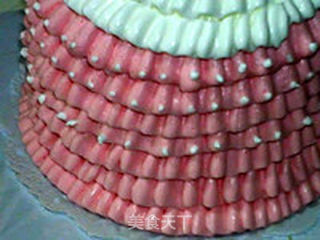 裱花蛋糕:蕾丝小公主的做法步骤:21