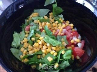 鸡肉意面沙拉的做法步骤:7