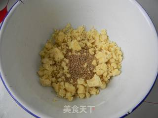 芝麻酥饼干的做法步骤:4
