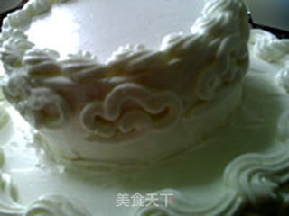 裱花蛋糕:祥云托寿的做法步骤:15