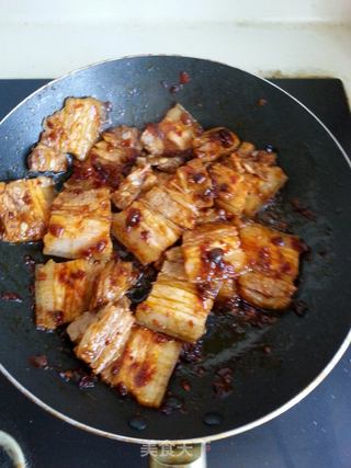 川味回锅肉的做法步骤:6