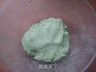 艾叶青团的做法步骤:3